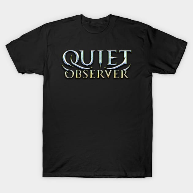 Quiet Observer - Logo T-Shirt by Quiet Observer Merch